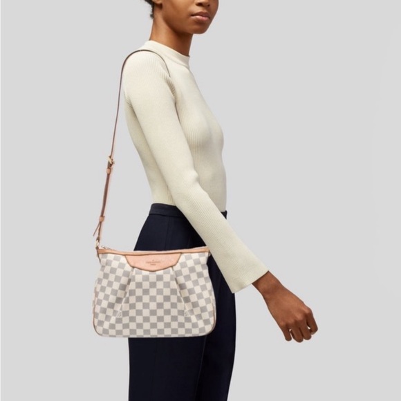 Louis Vuitton Damier Azur Siracusa in excellent condition. - Picture 2 of 4